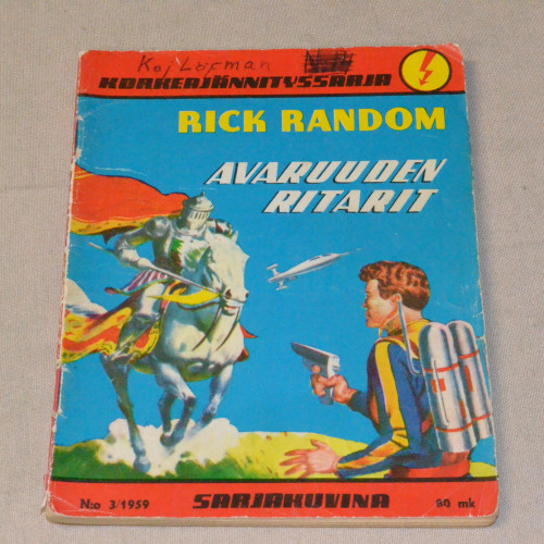 Korkeajännityssarja 03 - 1959 Rick Random Avaruuden ritarit
